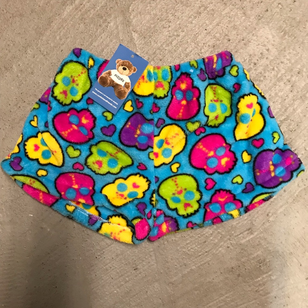 Confetti and Friends Fuzzy Lounge Shorts